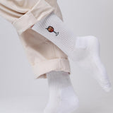 Spritz | Embroidered organic cotton socks