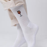 Spritz | Embroidered organic cotton socks