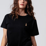 Bazi®| Besticktes Bio Baumwoll Unisex T-Shirt