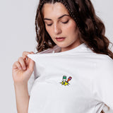 Kleiner Klopfer | Besticktes Bio Baumwoll Unisex T-Shirt