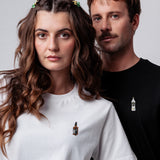 Whisky | Besticktes Bio Baumwoll Unisex T-Shirt