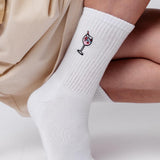 Wildberry Spritz | Bestickte Bio Baumwoll Socken