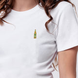 Somersby Apple | Besticktes Bio Baumwoll Cropped T-Shirt