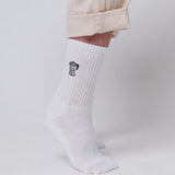 Espresso maker | Embroidered organic cotton socks
