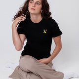 Little Knocker | Embroidered women's organic cotton T-shirt