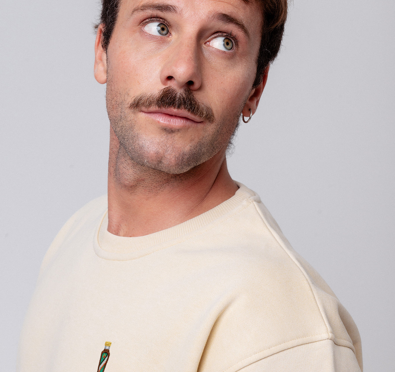 Kuemmerling | Bestickter Bio-Baumwoll Unisex Pullover