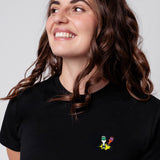 Little Knocker | Embroidered women's organic cotton T-shirt