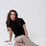 Kuemmerling | Embroidered women's organic cotton t-shirt