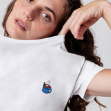 Glühwein | Besticktes Bio Baumwoll Frauen T-Shirt