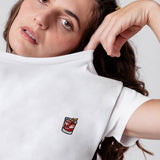 Negroni | Besticktes Bio Baumwoll Frauen T-Shirt