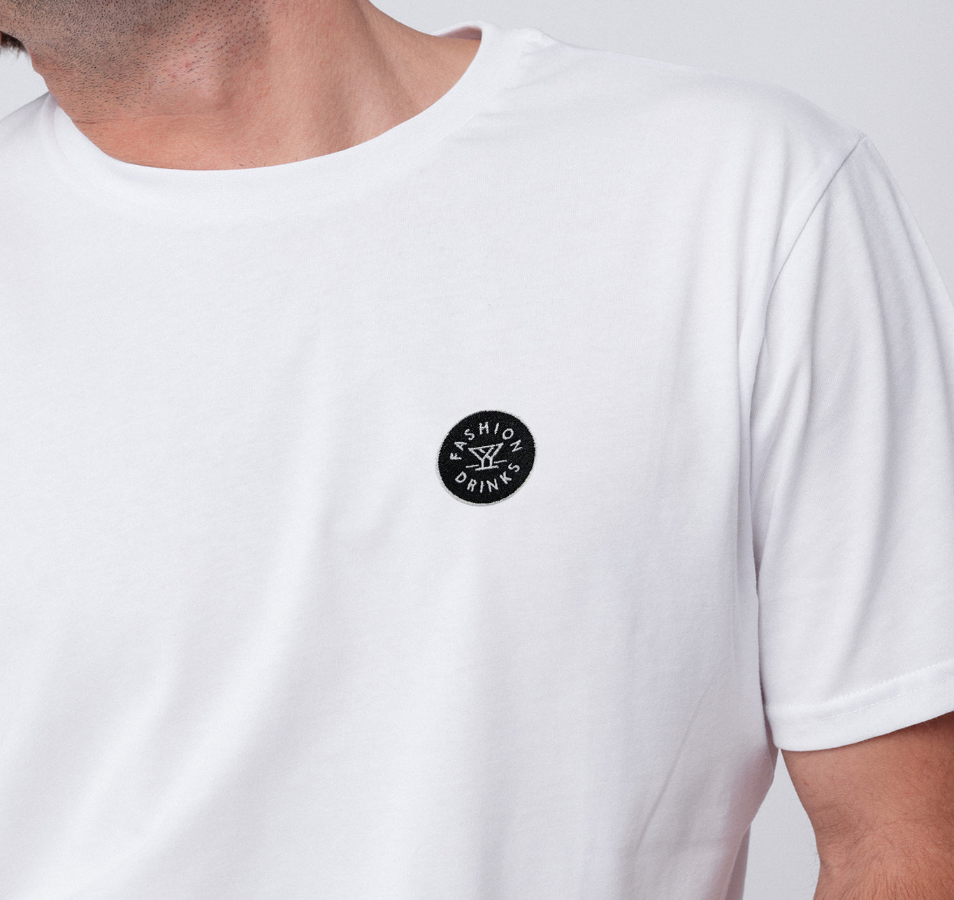 Fashion Drinks | Besticktes Bio Baumwoll Unisex T-Shirt