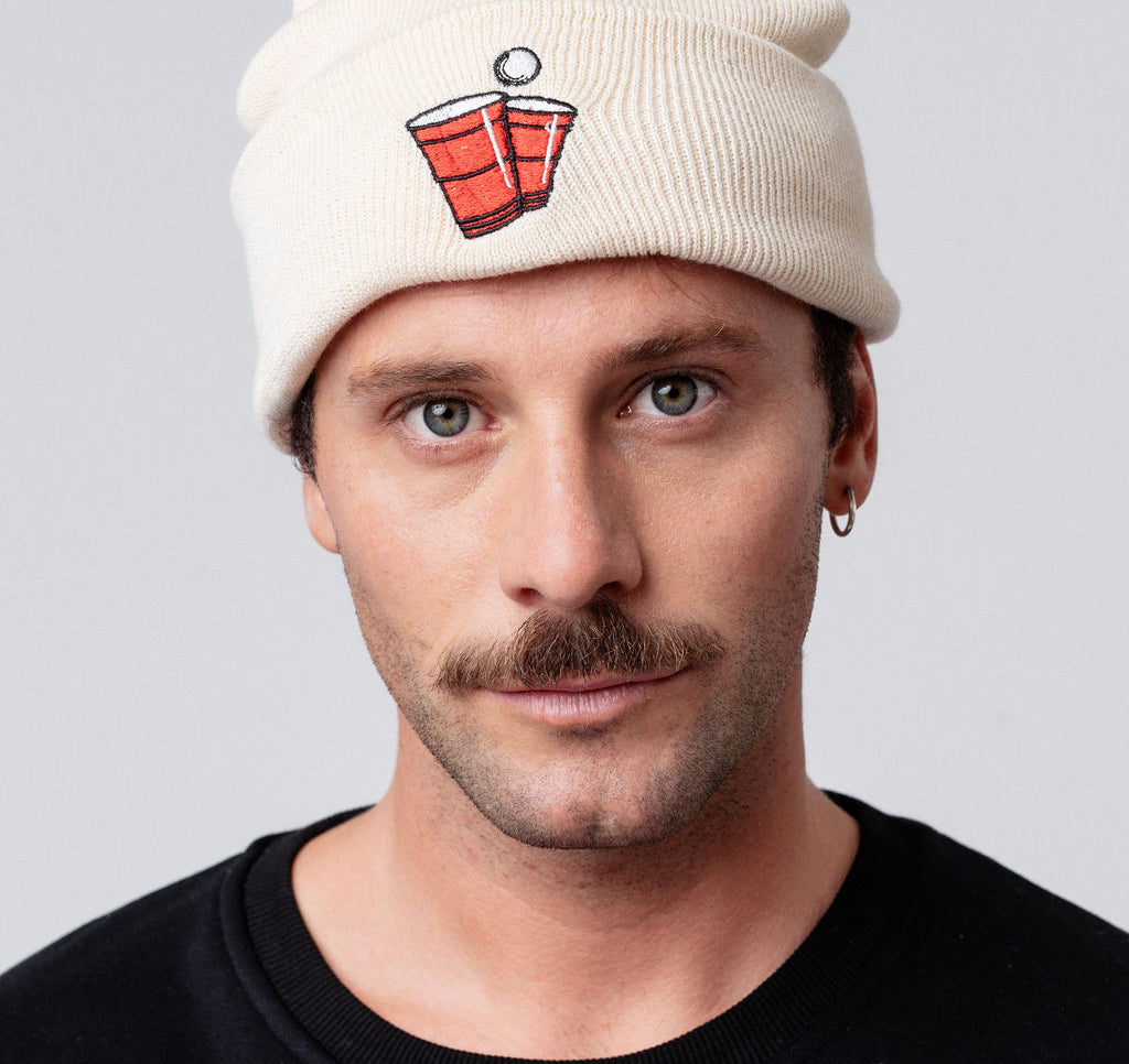 Beerpong | Embroidered organic cotton hat