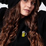 Maßkrug | Embroidered organic cotton unisex hoodie