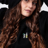 Gin Tonic | Bestickter Bio-Baumwoll Unisex Hoodie