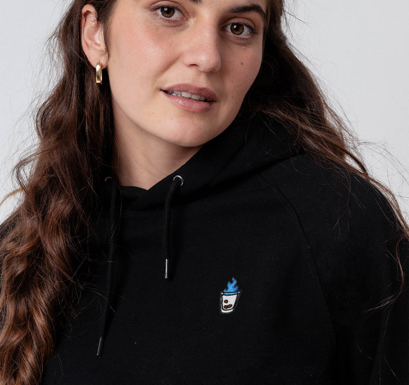 Sambuca | Bestickter Bio-Baumwoll Unisex Hoodie