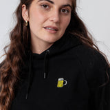 Maßkrug | Embroidered organic cotton unisex hoodie