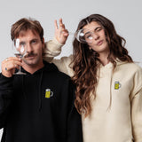 Maßkrug | Embroidered organic cotton unisex hoodie