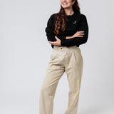 morning Coffee | Bestickter Bio-Baumwoll Frauen Pullover