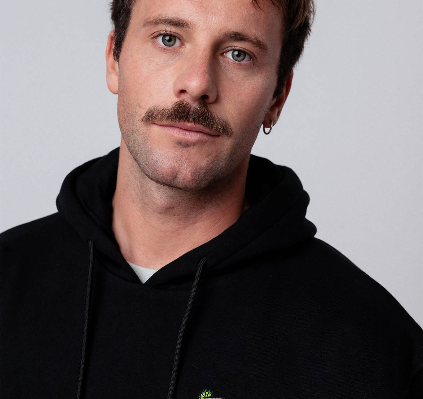 Hugo | Bestickter Bio-Baumwoll Unisex Hoodie