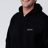 Quattro Espressi | Bestickter Bio Baumwoll Unisex Hoodie