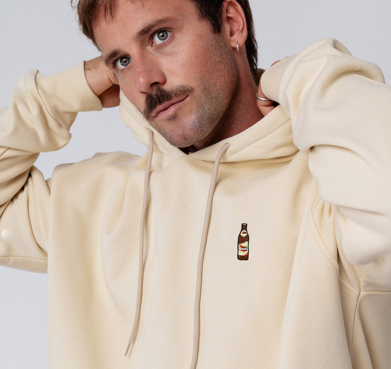 Bazi® | Bestickter Bio-Baumwoll Unisex Hoodie