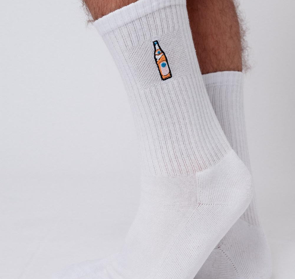 Mate | Embroidered organic cotton socks