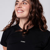 Fomo | Embroidered women's organic cotton t-shirt