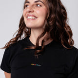 Aperitivo | Embroidered Women's Organic Cotton T-Shirt