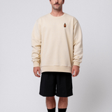 Stroh 80 | Bestickter Bio-Baumwoll Unisex Pullover