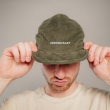 Cheers Baby | Bestickte Bio Baumwoll Cord Cap