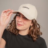 Amore | Bestickte Bio Baumwoll Cord Cap