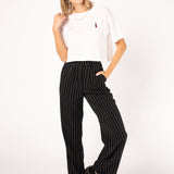 Bionade | Besticktes Bio Baumwoll Cropped T-Shirt