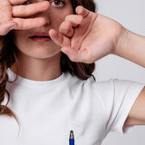 blanc 1664 | Besticktes Bio Baumwoll Cropped T-Shirt