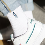 Gorbachev | Embroidered organic cotton socks