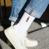Hofei | Embroidered organic cotton socks