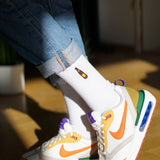 Hofei | Embroidered organic cotton socks