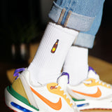 Hofei | Embroidered organic cotton socks