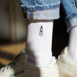 Gorbachev | Embroidered organic cotton socks