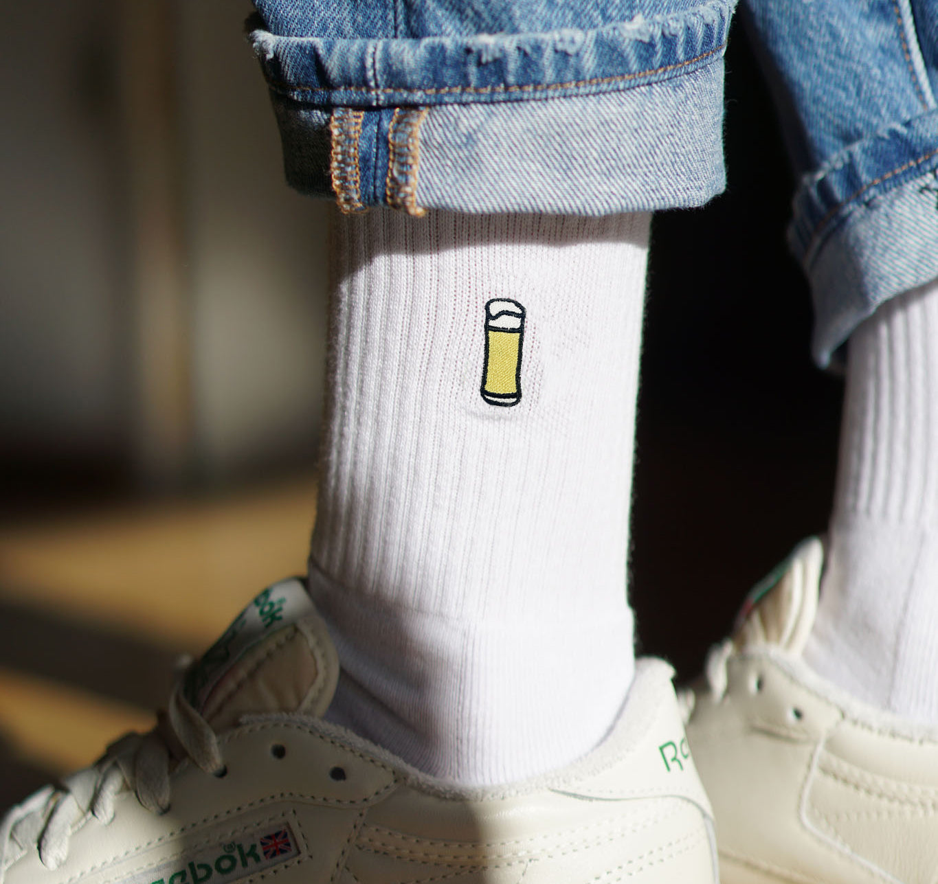 Kölsch | Embroidered organic cotton socks