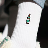 Helles | Embroidered organic cotton socks