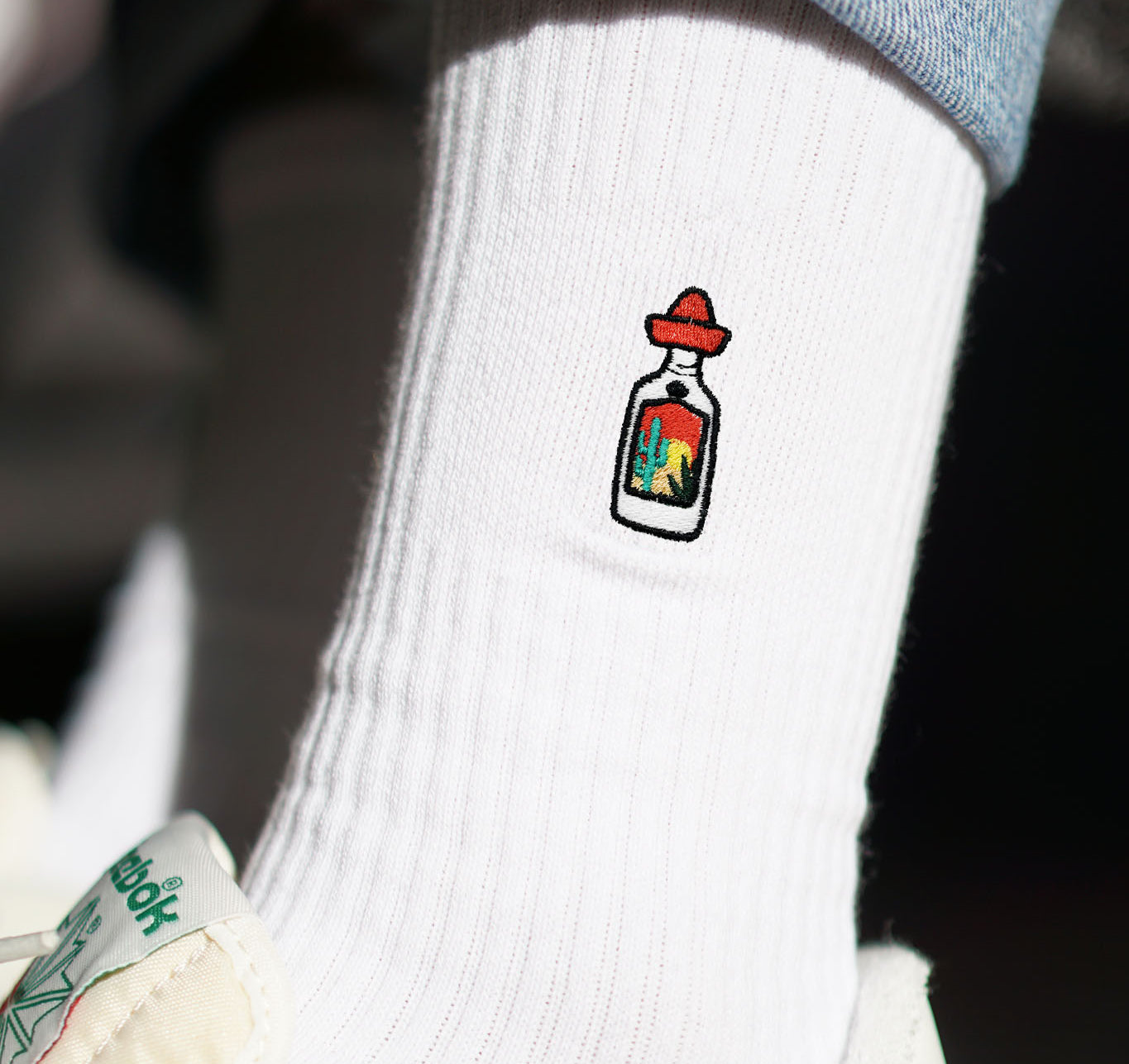 Sierra Tequila | Embroidered organic cotton socks