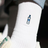 Gorbachev | Embroidered organic cotton socks