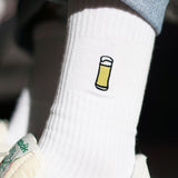 Kölsch | Embroidered organic cotton socks