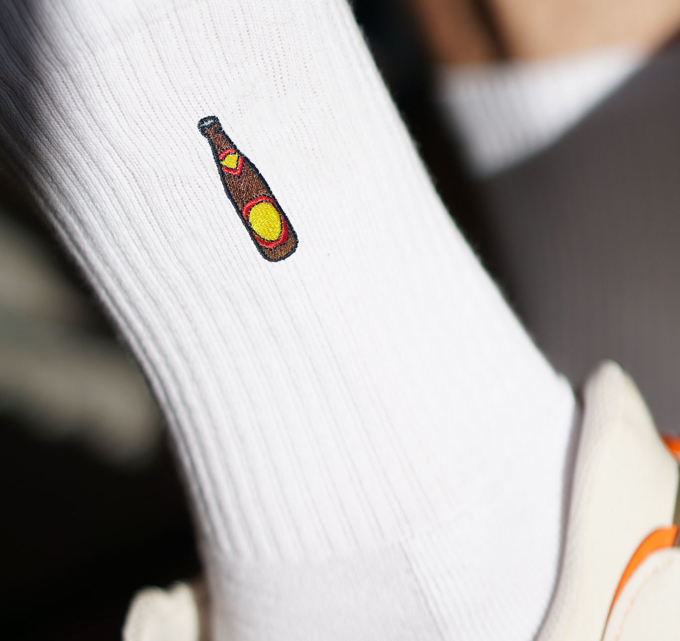 Hofei | Embroidered organic cotton socks