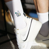 Gin & Tonic | Embroidered organic cotton socks