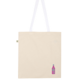 dos mas | Embroidered organic cotton bag