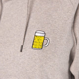Maßkrug | Embroidered organic cotton unisex hoodie