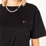 Sushi Nigiri | Besticktes Bio Baumwoll Frauen T-Shirt