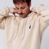 blanc 1664 |  Bestickter Bio Baumwoll Unisex Hoodie