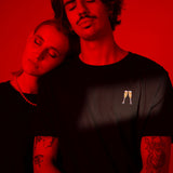 Sekt | Besticktes Bio Baumwoll Unisex T-Shirt